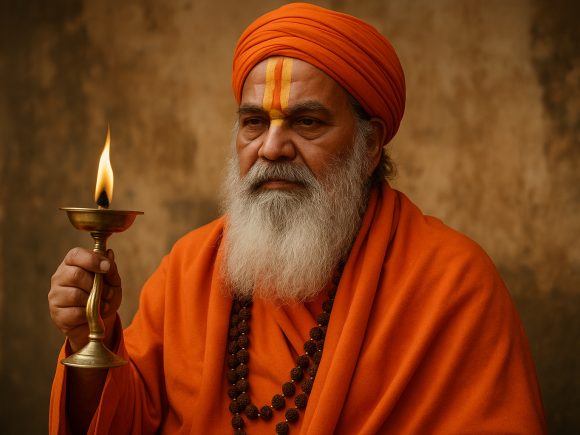 Acharya Mahamandaleshwar Shri Mahant Dinendra Das Ji Upholding the Flame of Dharma