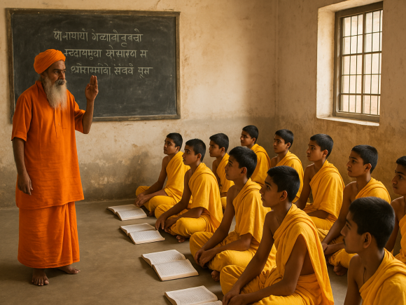 Empowering Future Saints Nirmohi Akhara’s Vision for Dharmic Education