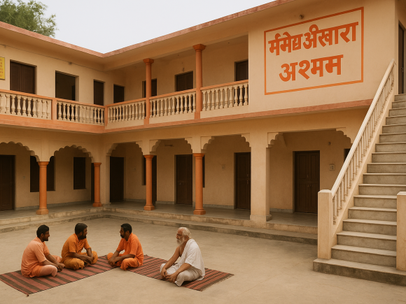 Hospitality in the Spirit of Dharma Accommodation for Devotees at Nirmohi Akhara Ashrams